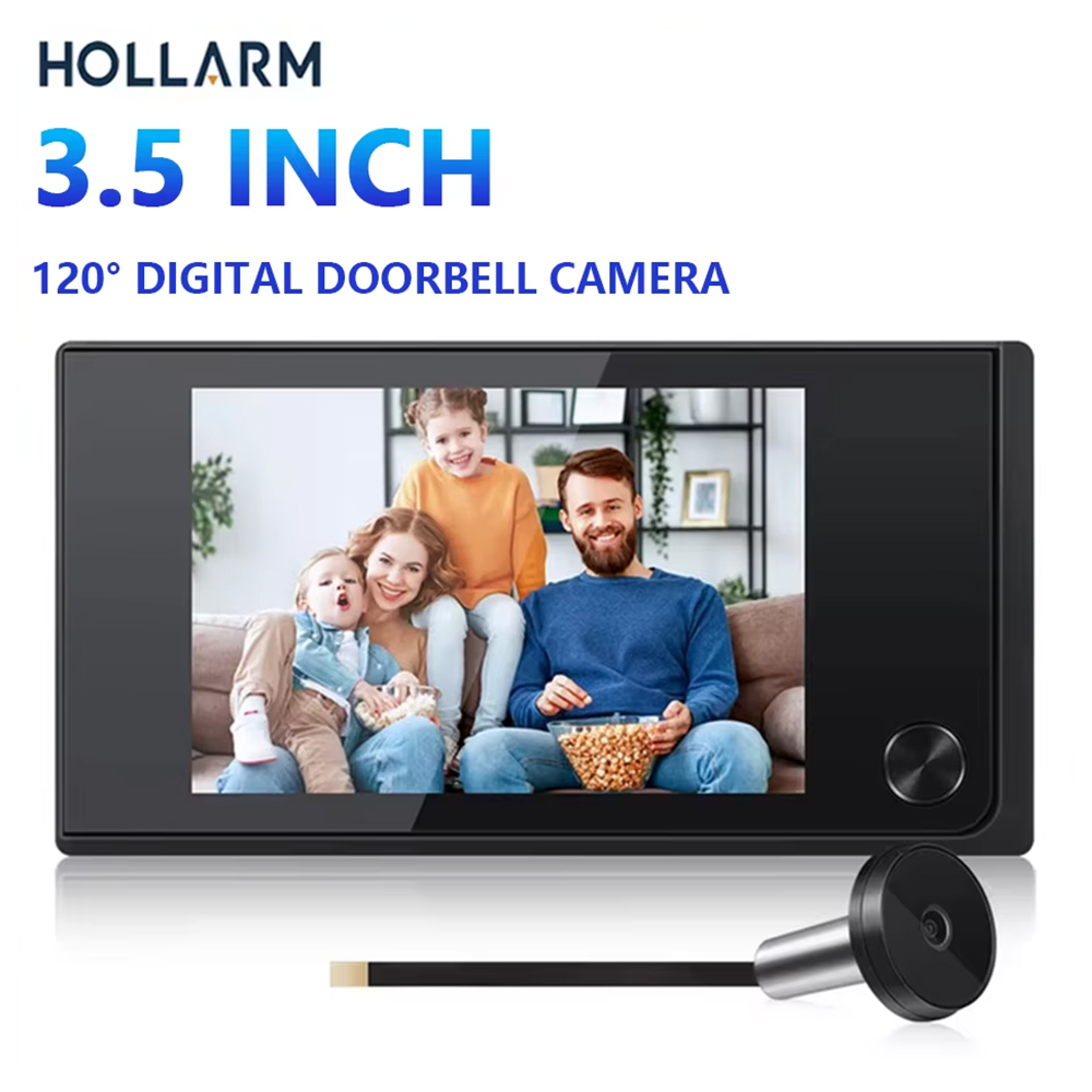 Smart Home Outdoor Camera - Hollarm 3,5-calowa bezprzewodowa kamera dzwonkowa 120