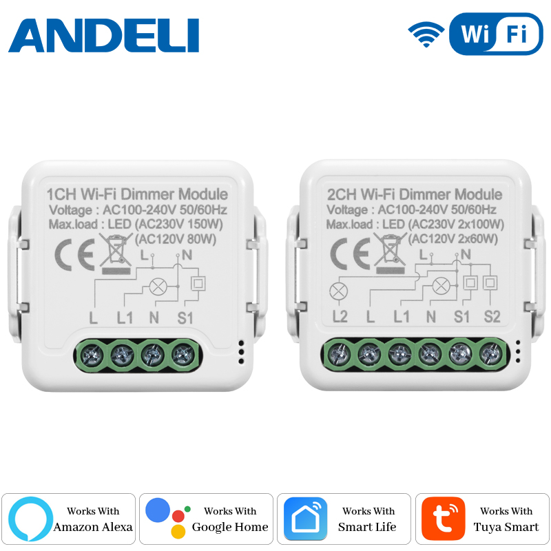Smart Home Appliances - Moduł inteligentnego ściemniacza WiFi DIY, sterowanie
