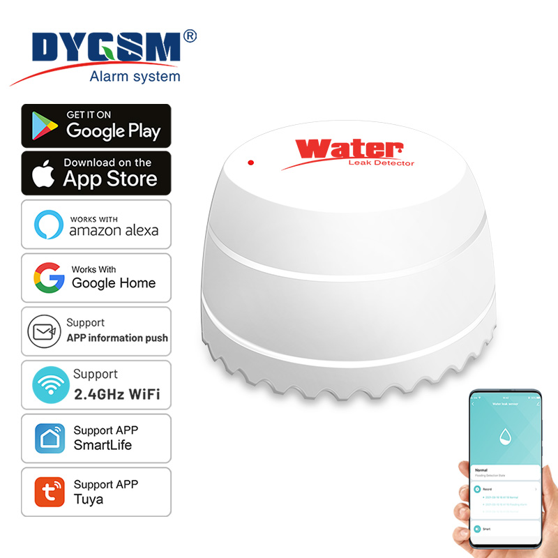 Smart Home Green - Tuya WiFi Detektor wycieku wody Czujnik