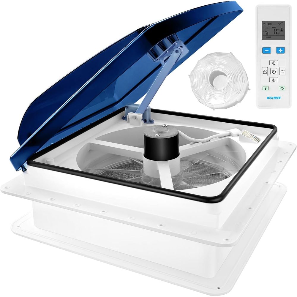 Smart Bathroom Fan - Wentylator do kampera 14 cali, 10