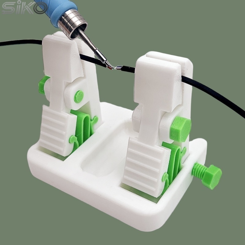Smart Home Green - Regulowany, antypoślizgowy uchwyt na przewody, plastikowy,