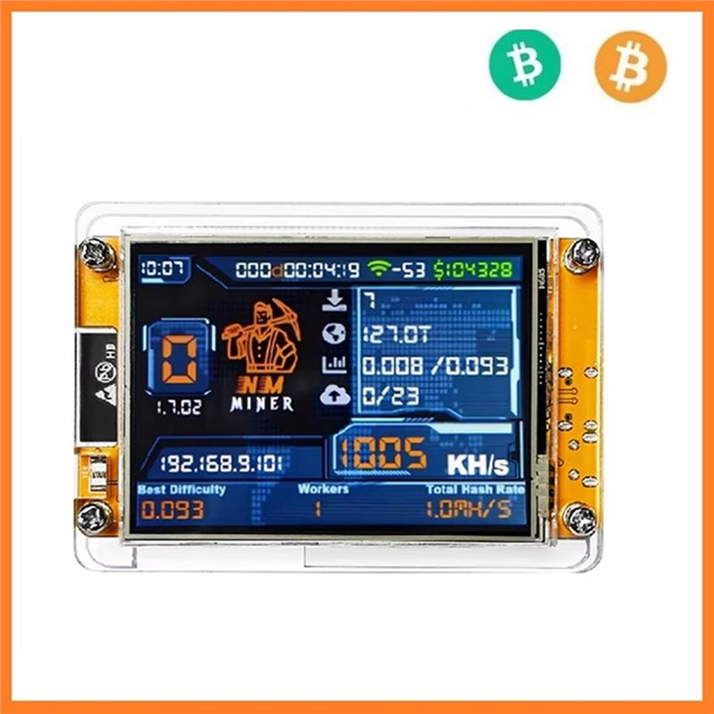 6X 1000KH/S Nmminer Nerdminer  – Upgrade Smart Home recenzja i cena