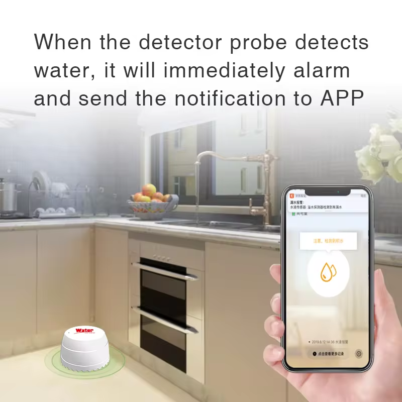 Tuya WiFi Detektor wycieku wod – Smart Home Green recenzja i cena