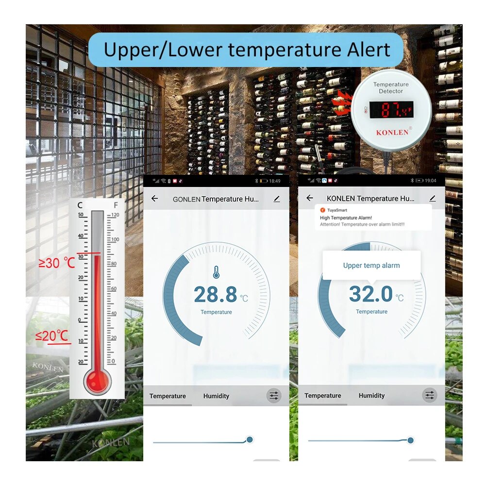 KONLEN Tuya Wifi czujnik tempe – Smart Home Green recenzja i cena