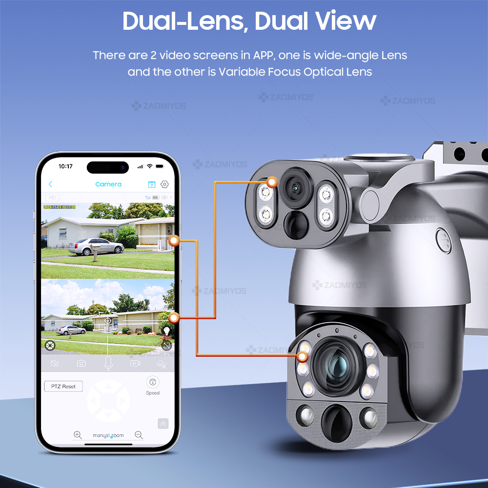 Kamera słoneczna 4K 50X ZOOM 1 – Smart Home Outdoor Camera recenzja i cena
