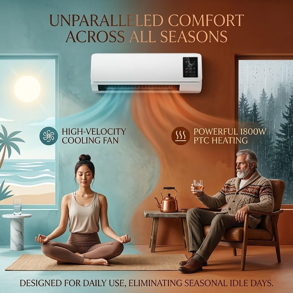 Klimatyzator ścienny z wentyla – Smart Bathroom Fan recenzja i cena