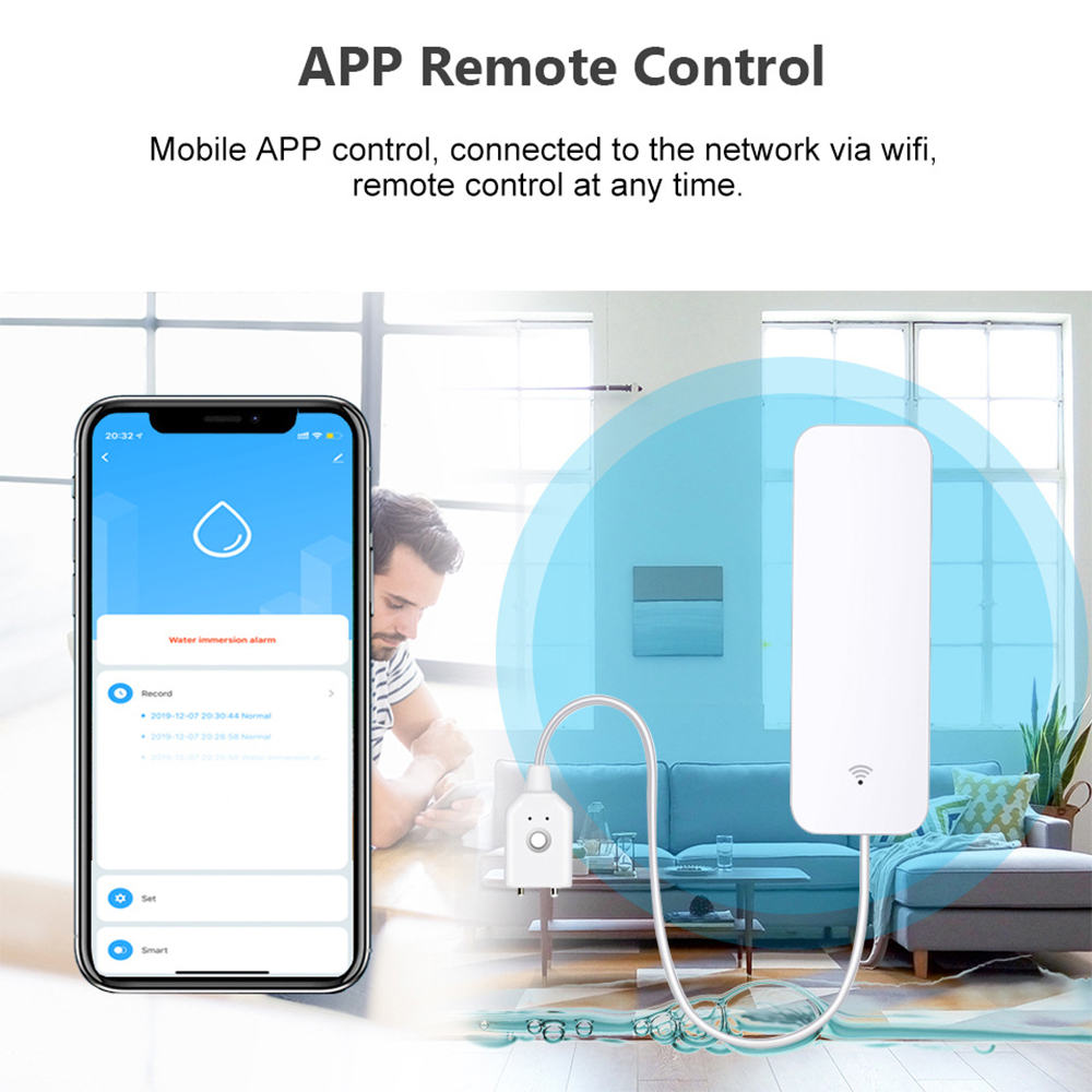 Tuya WiFi czujnik wycieku wody – Smart Home Green recenzja i cena