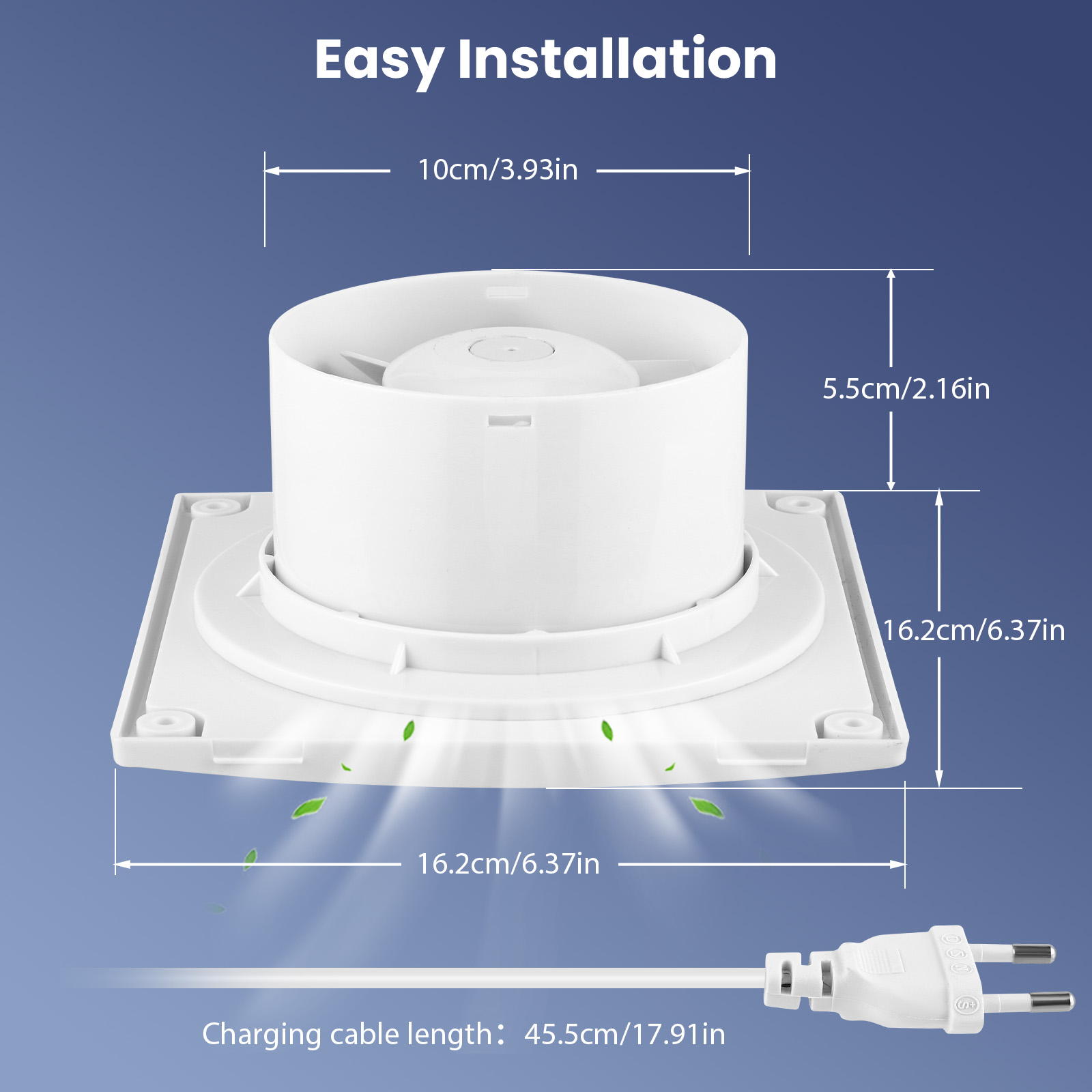 Wentylator łazienkowy 100 mm,  – Smart Bathroom Fan recenzja i cena