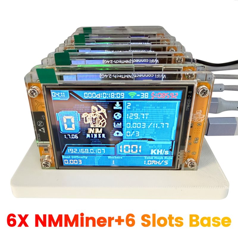 Hot-Nmminer Nerdminer+ 6 Slotó – Upgrade Smart Home recenzja i cena