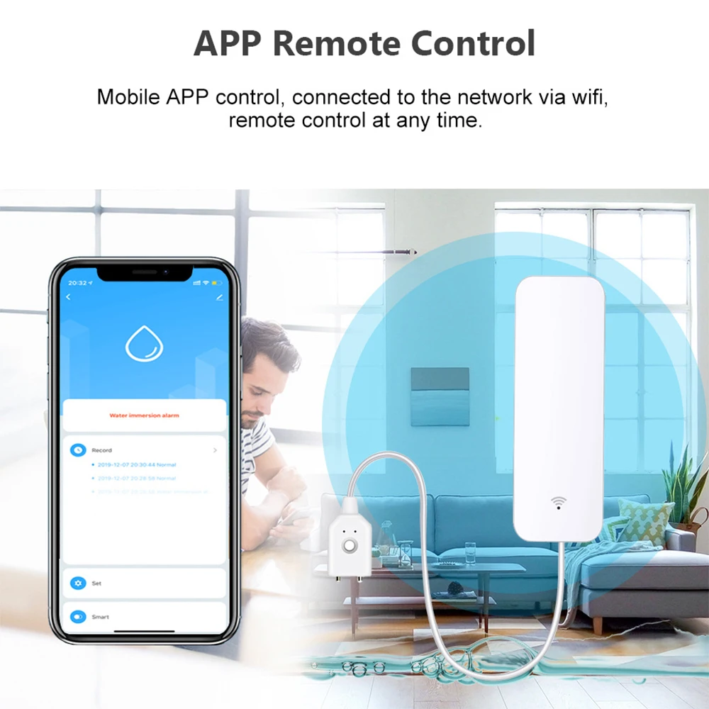 Czujnik zalania Tuya WiFi Zigb – Smart Home Green recenzja i cena