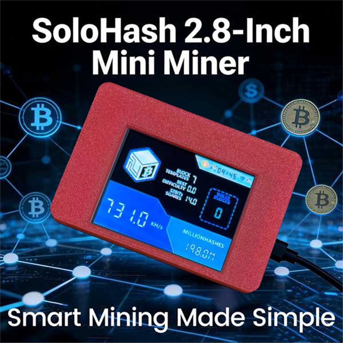 -[T134C Digital]NerdMinerV2NMM – Upgrade Smart Home recenzja i cena