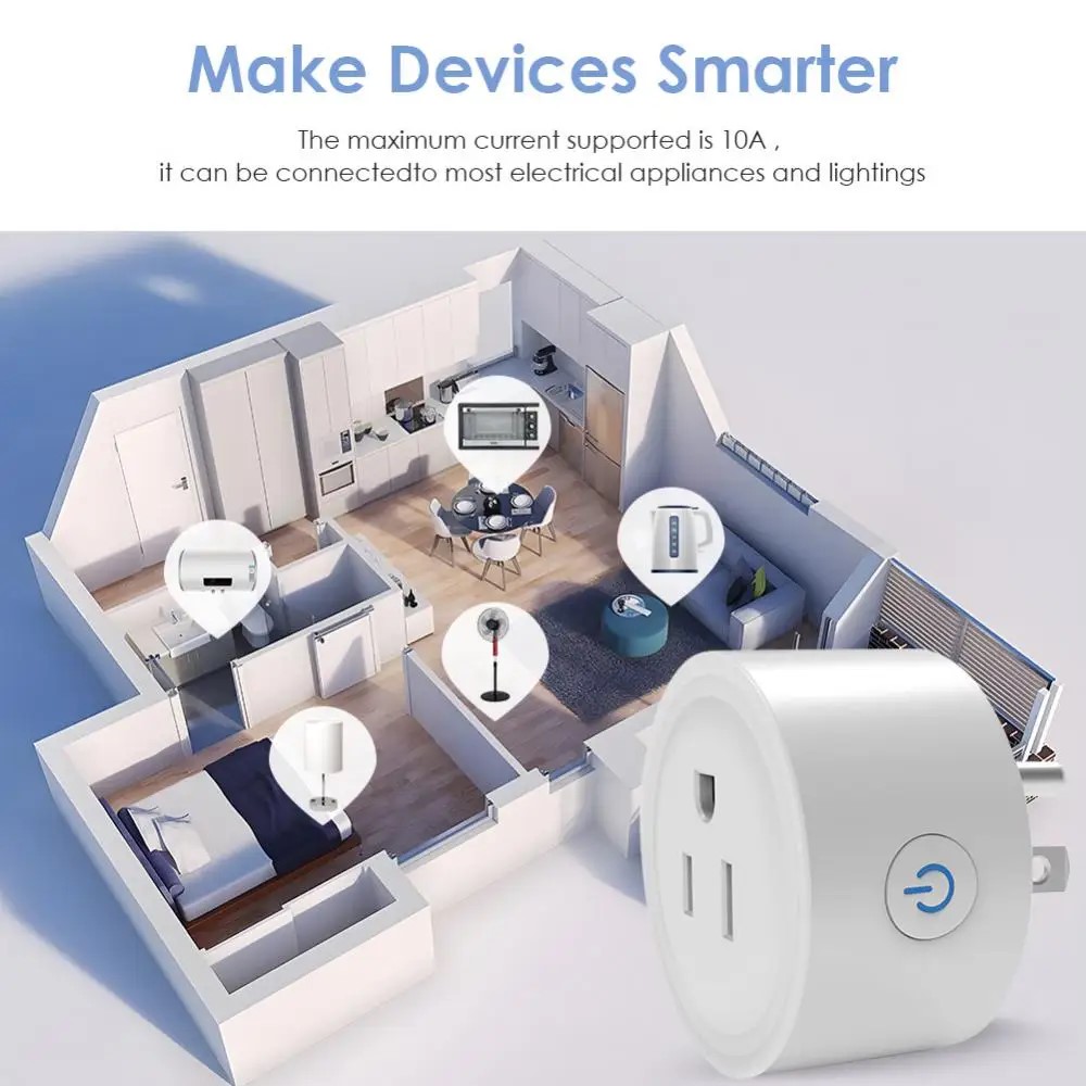 Tuya Smart Wifi Plug US Standa – Smart Home Utilities recenzja i cena