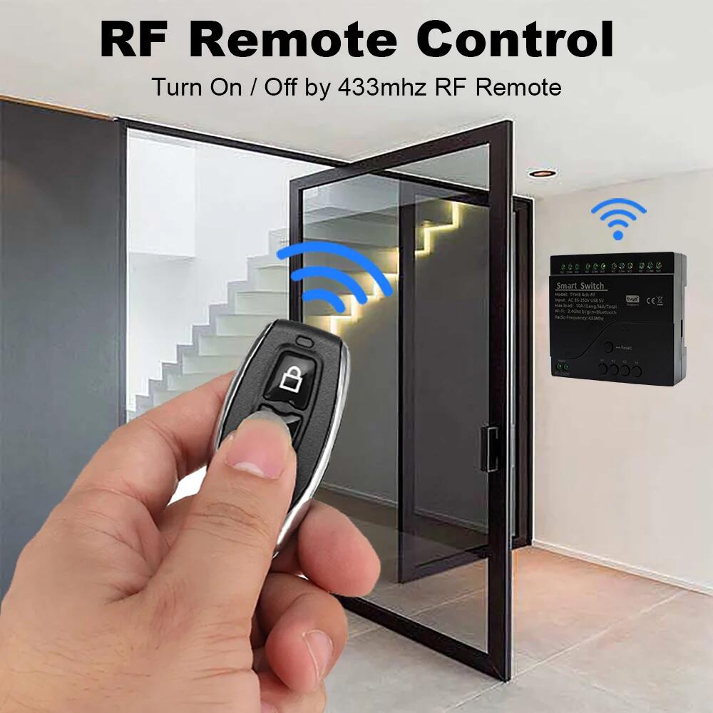 Czarny styl Tuya 4CH Wifi Smar – Smart Home Utilities recenzja i cena
