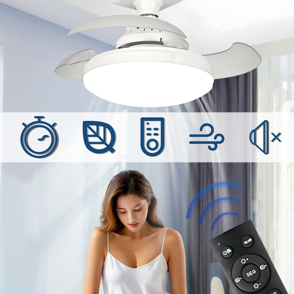 Trójkolorowe, ściemnialne lamp – Smart Bathroom Fan recenzja i cena
