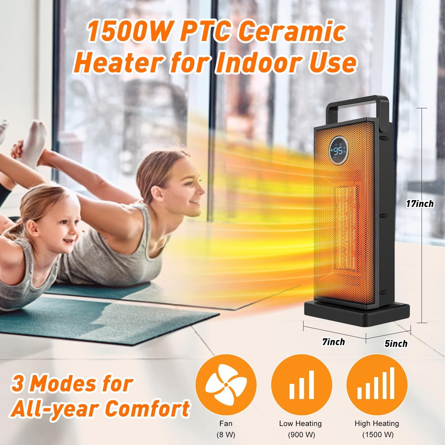 Grzejnik pokojowy 1500W duży p – Smart Bathroom Fan recenzja i cena