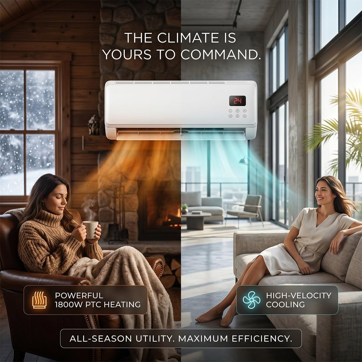 Klimatyzator ścienny z funkcją – Smart Bathroom Fan recenzja i cena