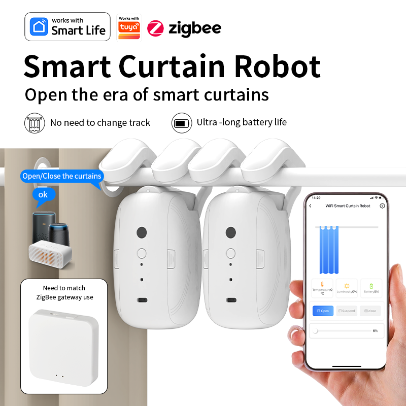 Robot sterujący roletami Zigbe – Smart Home Appliances recenzja i cena